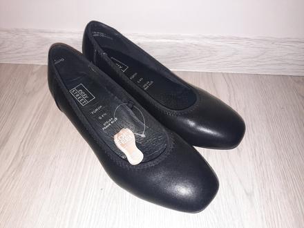 Nové kožené elegantné lodičky (vd 24 cm), deichmann,37