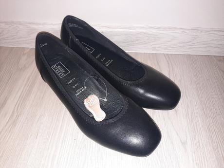 Nové kožené elegantné lodičky (vd 24 cm), deichmann,37