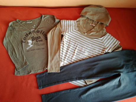 2x tričko + džeginsy zadarmo, 152
