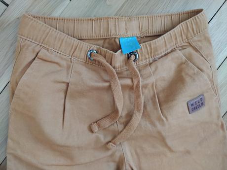 Horčicové chlapčenské nohavice, 104, 104