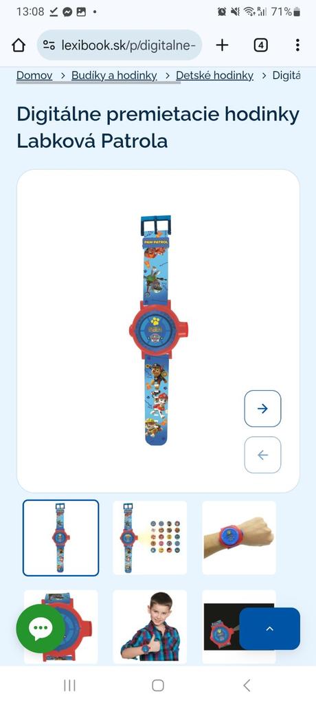 Premietacie hodinky labkova patrola, 