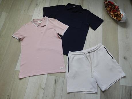 Polokošeľa 2 kusy+ krátke nohavice bavlnené-m,, m
