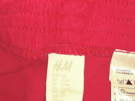 Tepláky, h&m,68