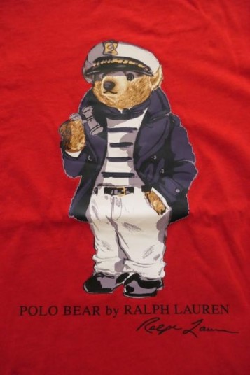 Ralph lauren bear ikonicke bavlnene super tricko, ralph lauren,s