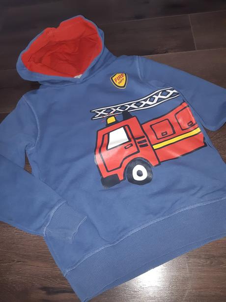 Mikina požiarnik, h&m,134