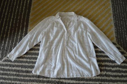 Krémová károvaná košeľa, 48