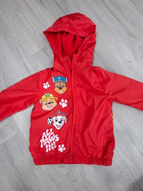 Prechodna vetrovka paw patrol, nickelodeon,110
