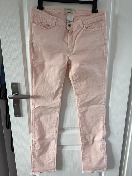 Svetloružové džínsy weekend max mara, l