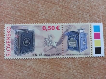 Deň poštovej známky historická poštová schránka, 