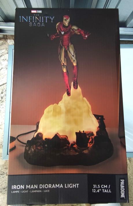 Marvel iron man diorama light led lampa / soška,