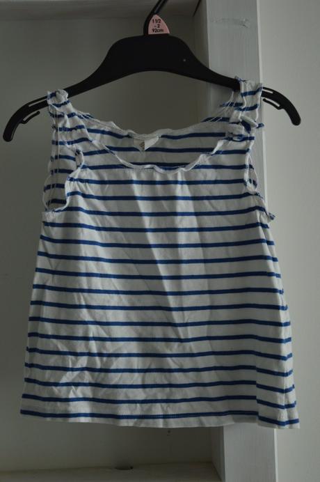 Pásikavé tielko, h&m,74