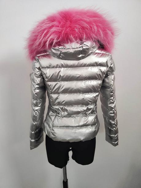 Rockandblue strieborná páperová bunda veľ. 36, 36