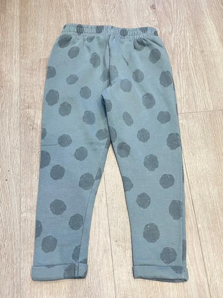 Dievčenské bodkované tepláky khaki f&f (5-6r.), f&f,116