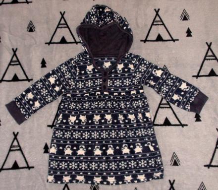 Teplé šatičky s vločkami veľ.80, 80