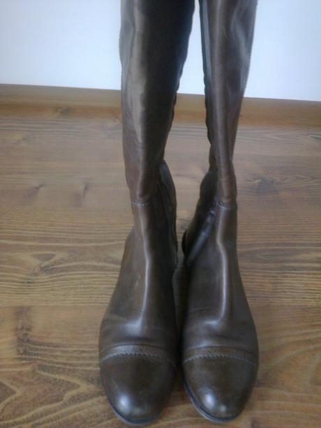 Hnedé čižmy geox, geox,37