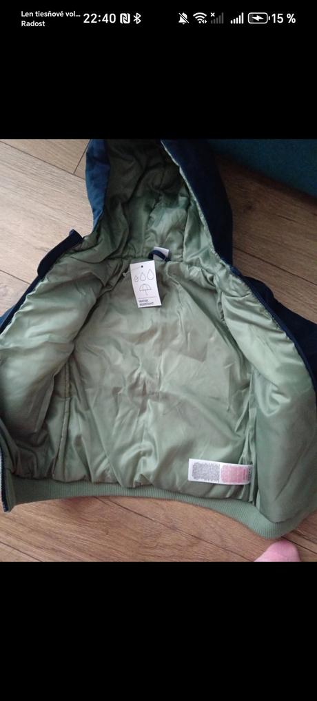 Nová chlapčenská vodeodolna bunda 104, pepco,104
