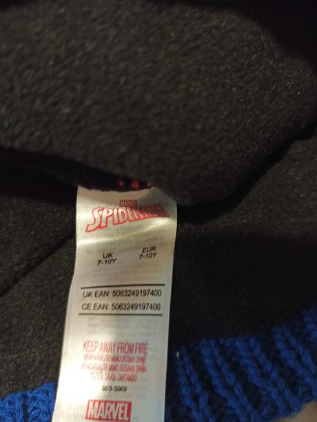 Ciapka spiderman, marvel,110