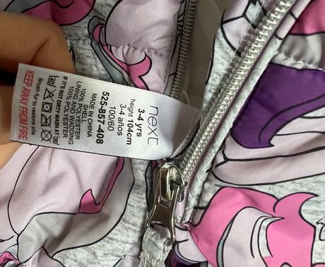 Zimný next overal s jednorožcami veľ. 104, next,104