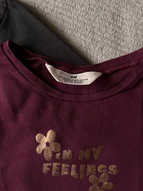 2x tričko, h&m,134