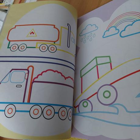 Omalovanka s paletou, maliarik,