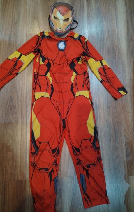 Kostym ironman s maskou, 