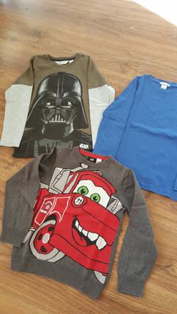 Spolu svetrik a 2 tricka, h&m,122
