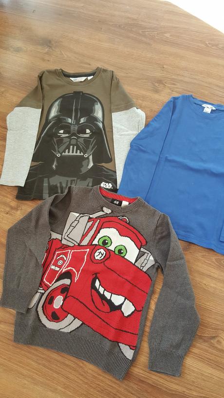 Spolu svetrik a 2 tricka, h&m,122