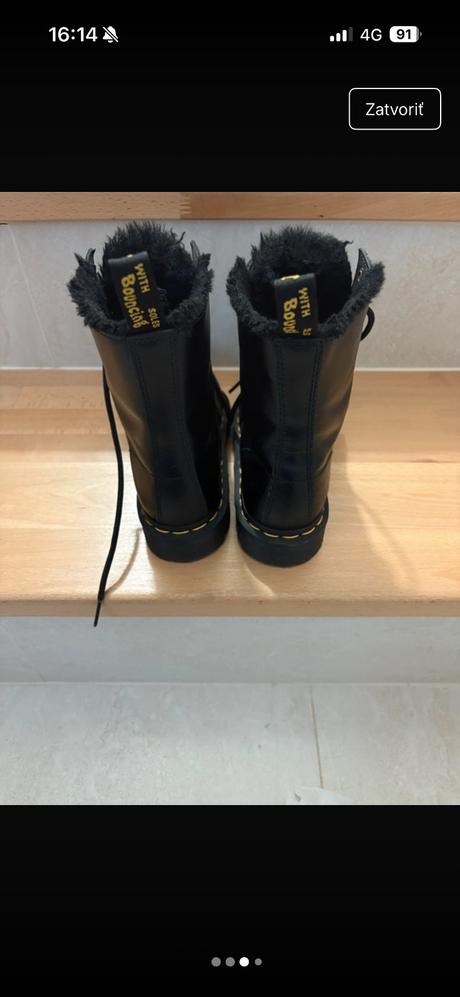 Kožené topánky dr. martens, 38