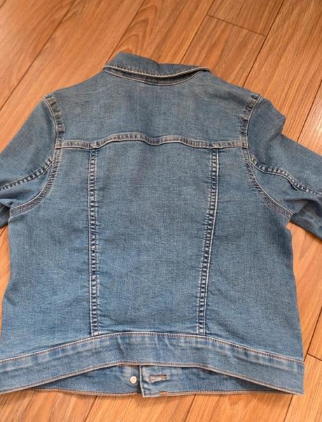 Riflová bunda, h&m,152