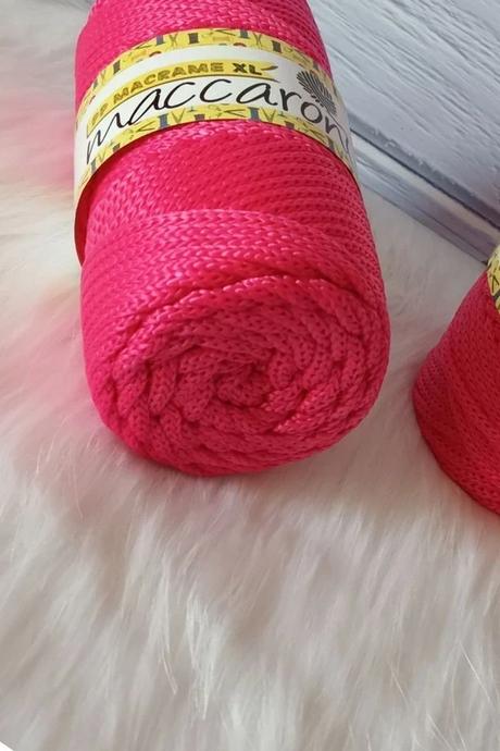 Pp macrame xl špagátová priadza 2 ks ružová, 