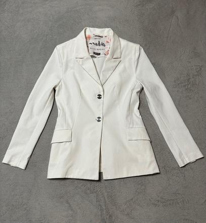 Krémové elastické sako zn. magenta, m