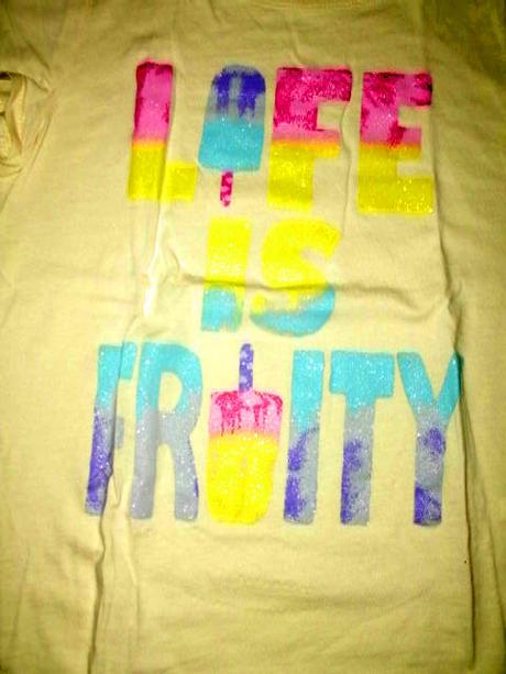 Milé zmrzlinkové tričko pre 6-8 roč. slečnu, h&m,128