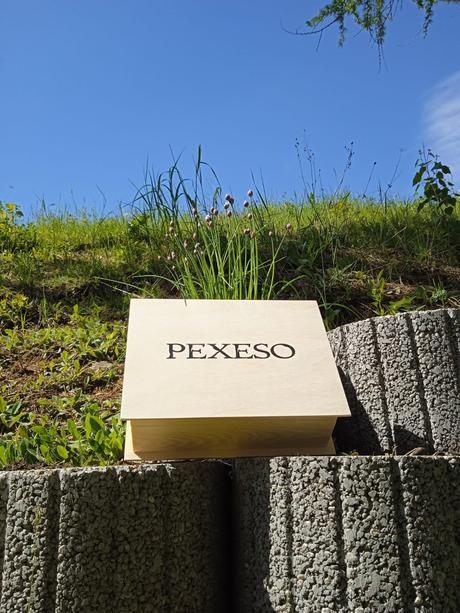 Drevené pexeso v drevenej krabici.,