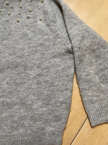 Sveter s koralikmi, h&m,146