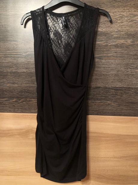 Saty cierne s cipkou xs, xs