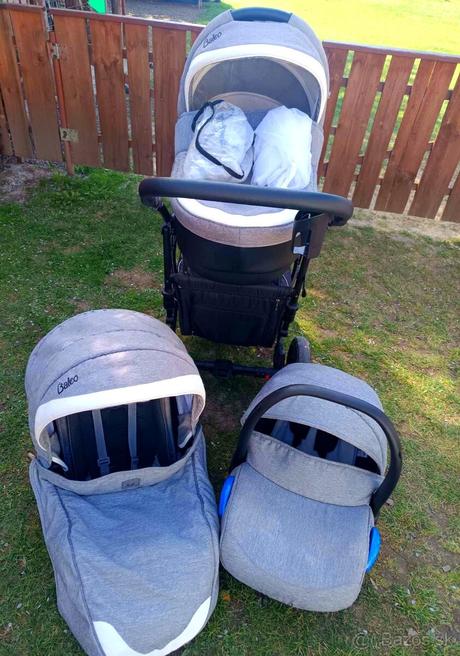 Kočík trojkombinacia camarelo, camarelo,camarelo baleo