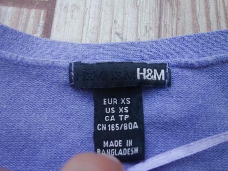 Dámsky svetrík h&m basic, h&m,xs