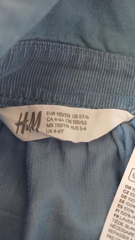 Šatová sukňa 110/116, h&m,134