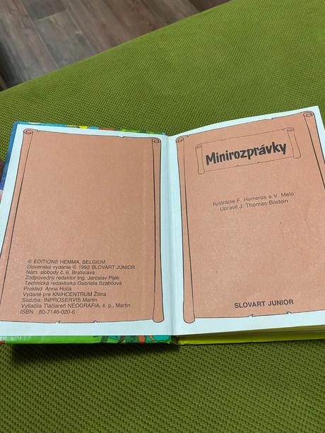 Krásne retro mini minirozprávky slovart junior, 