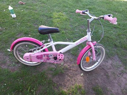 Dievčenský bicykel decathlon btwin 500 docto girl, 16