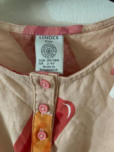 Kraťasový overal lindex s nanukmi, lindex,98