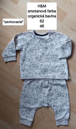 Súprava z organickej bavlny h&m 62, h&m,62