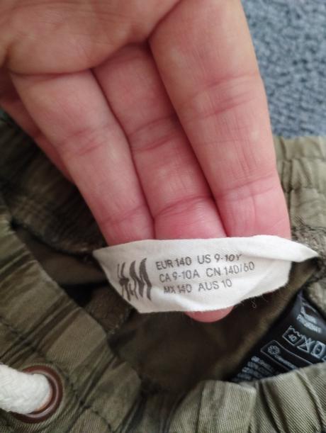 Tenké nohavice, h&m,140