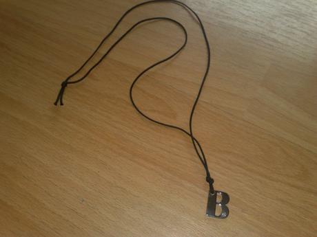 Písmenko b na šnurke pre vašu princeznu,