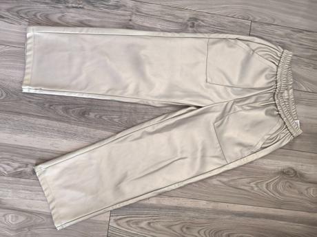 Široké kožené nohavice 134, reserved,134