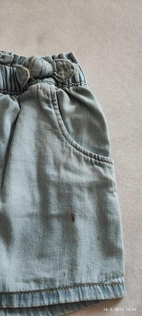 Kraťasy šortky riflové, f&f,122