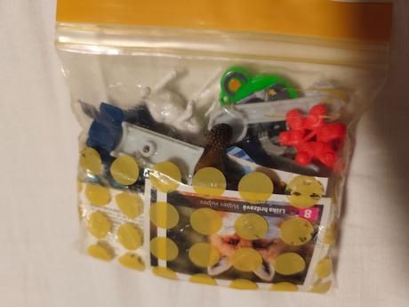 Sada plastových hračiek, 