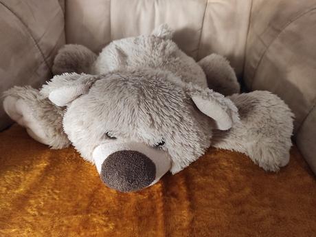 Veľký plyšový ležiaci medveď/macko,