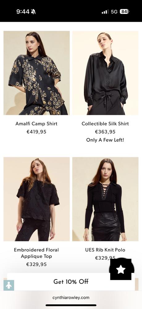 Lanova bluza cynthia rowley, l