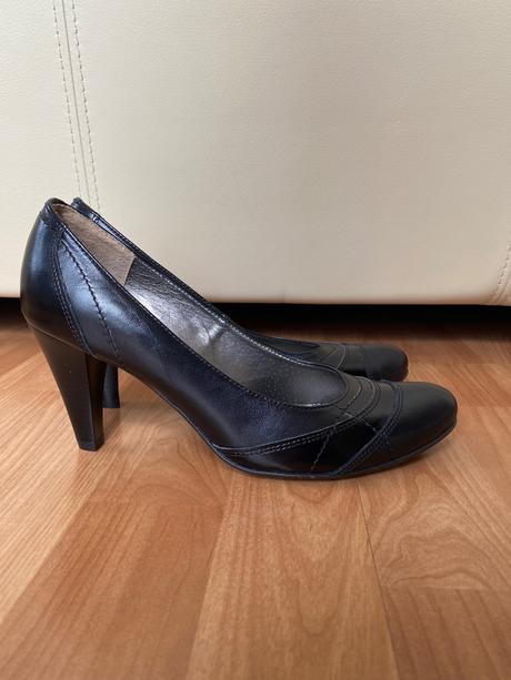 Kožené lodičky eva -37, 36